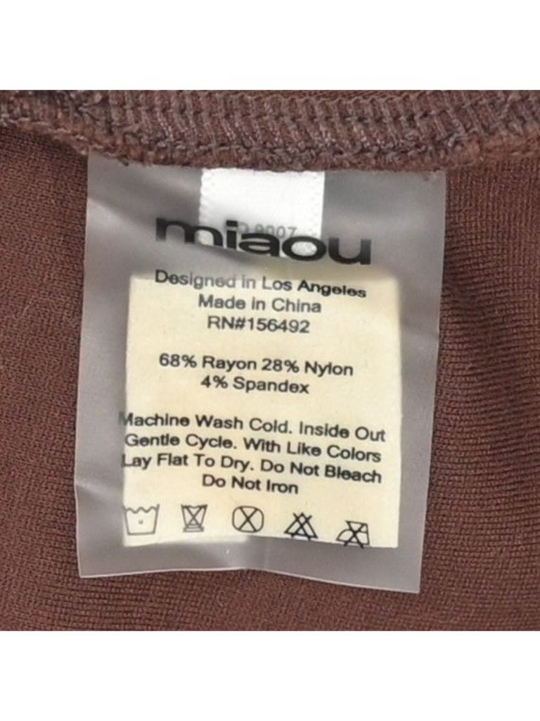 Miaou Luna Top In Chocolate — image 3 of 4